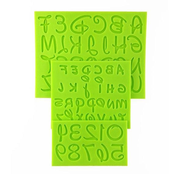 Alphabet Resin Silicone Molds, Alphabet Silicone Molds for Resin, Letter  Number Keychain Epoxy Molds for Making Keychain 
