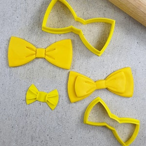 VLINDERDAS & EMMA Bow 016 Cutter en embosser Custom Cookie Cutter