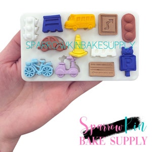 TRANSPORTATION/STREET THEME Silicone Mold