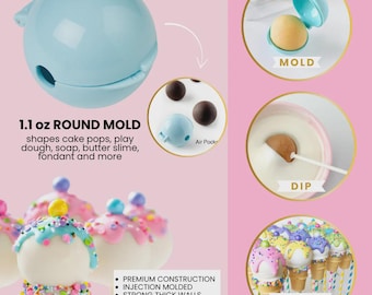 ROUND 1.1oz My Little Cake Pop Mold