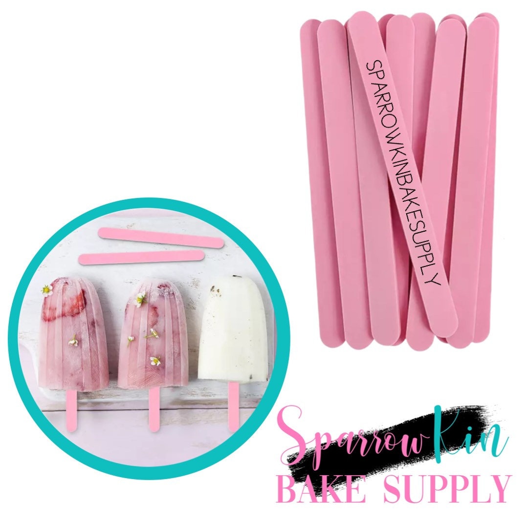 PASTEL PINK Cakesicle/ Popsicle Sticks 12pk - Etsy