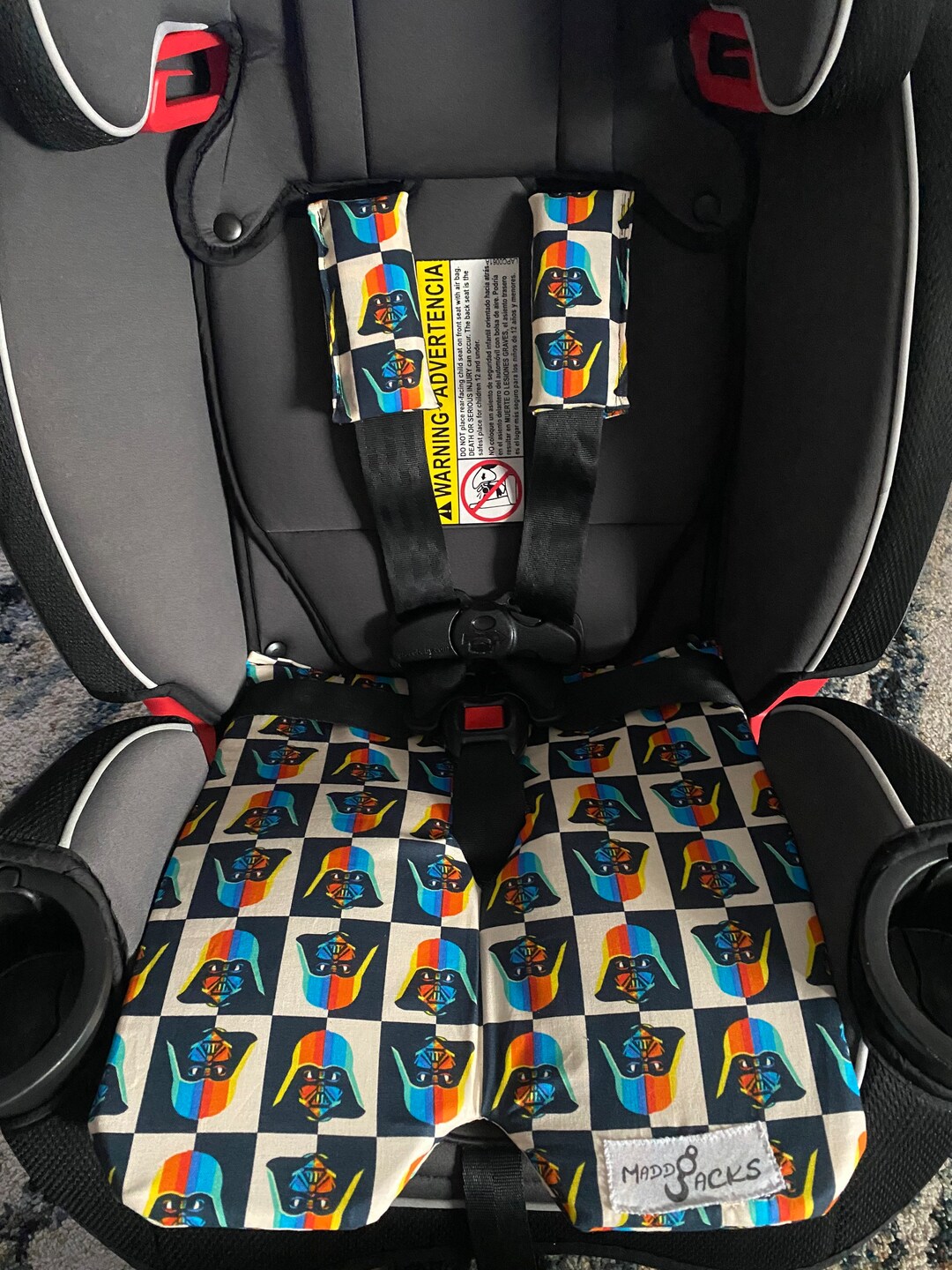 Toddler Car Seat Cushion and Shoulder Pads Etsy