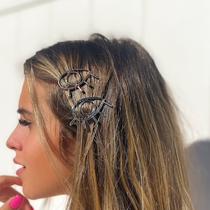 Evil Eye Hair Clip