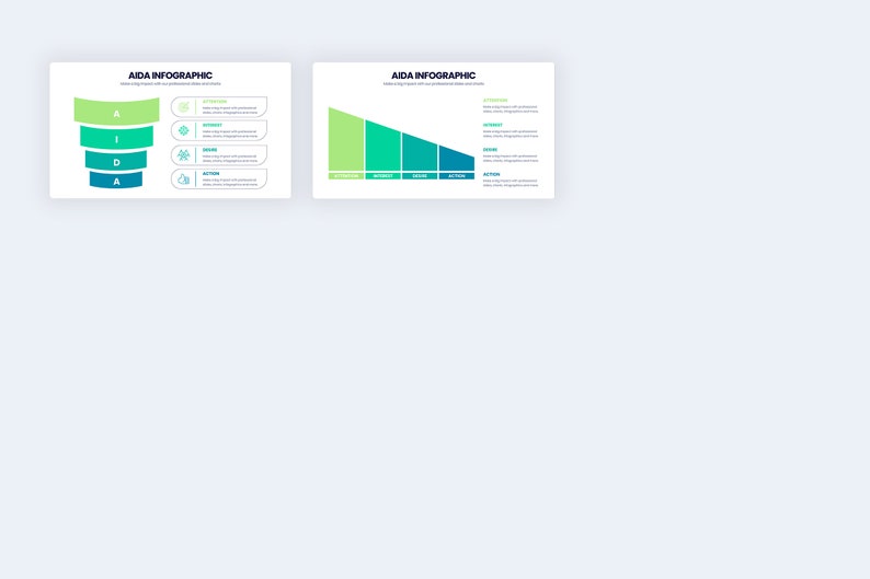 AIDA Model Infographics | Template for Powerpoint | Best Powerpoint ...
