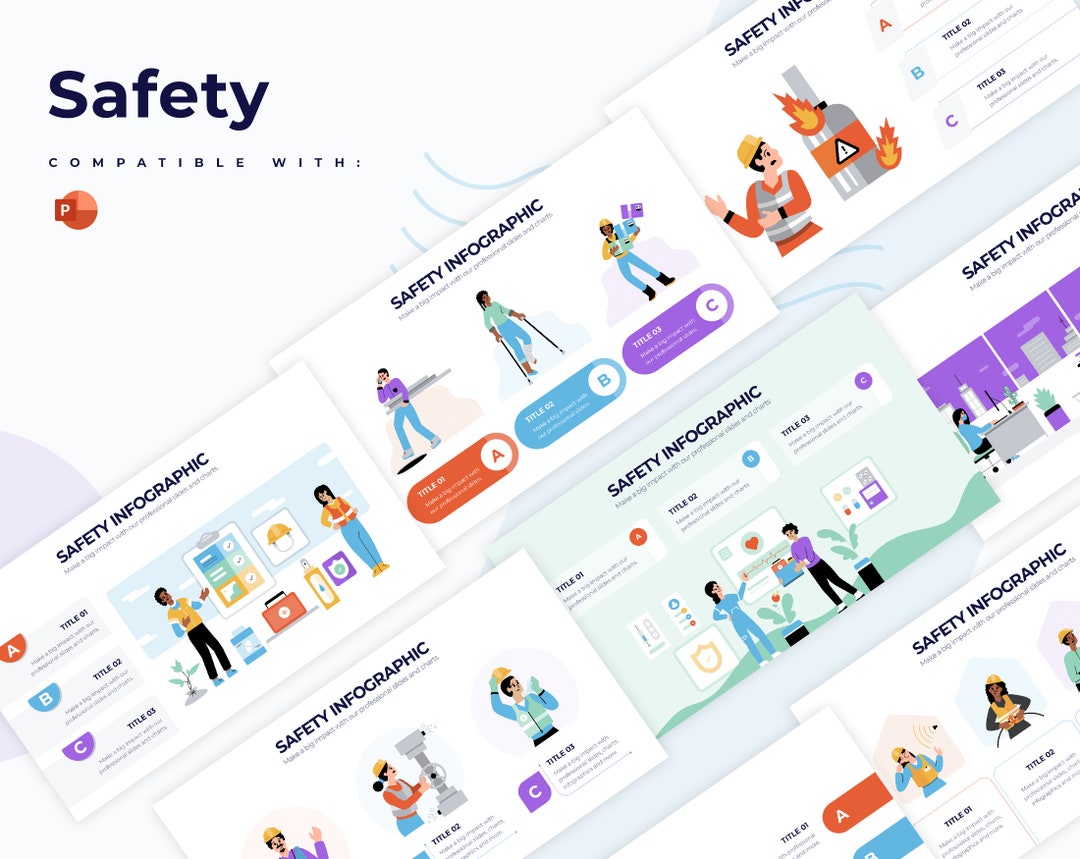 Safety Infographics | Powerpoint Template, Template for Powerpoint ...