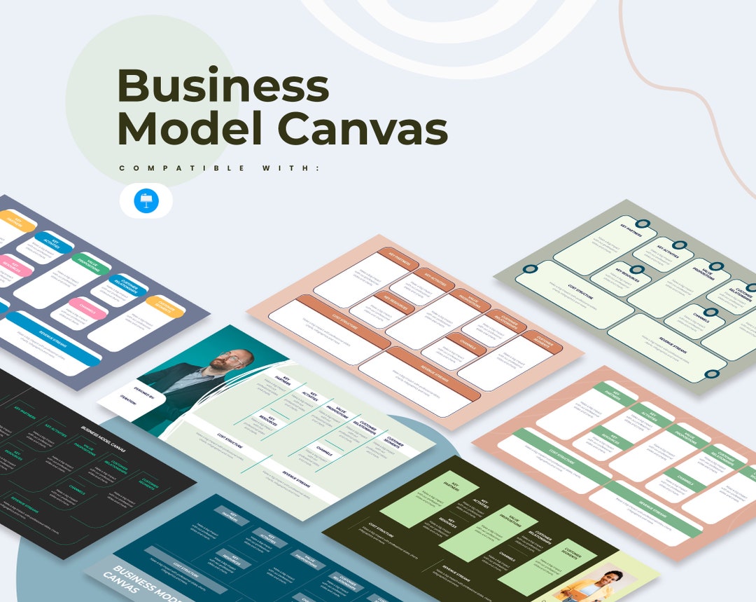 Business Model Canvas Infographics | Template for Keynote | Best ...