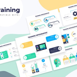 Training Infographics | Template for Illustrator | Best Illustrator Template | Easy to Edit