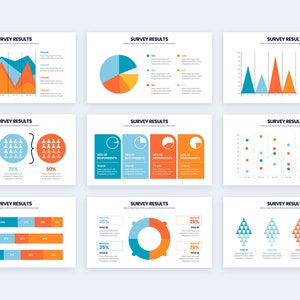 Survey Results Infographics | Template for Illustrator | Easy to Edit ...