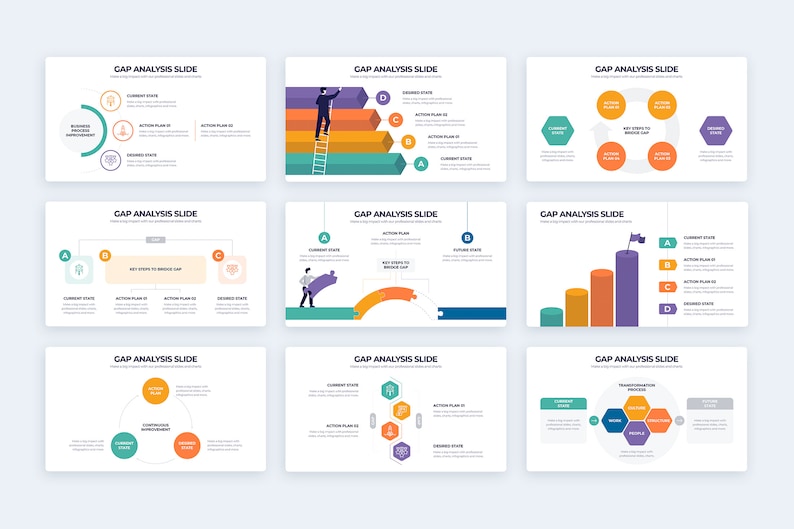 Gap Analysis Infographics Template for Google Slides Best Google Slide ...