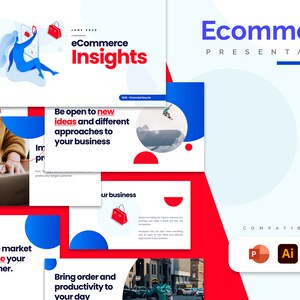 E-commerce Presentation Template | PowerPoint Template, Slides for Keynote, Google Slides and Illustrator