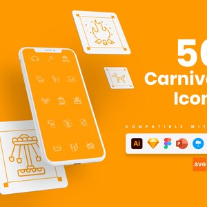 Carnival Icons | Vector Icons for Powerpoint, Keynote, Illustrator, Google Slides, Sketch, Figma