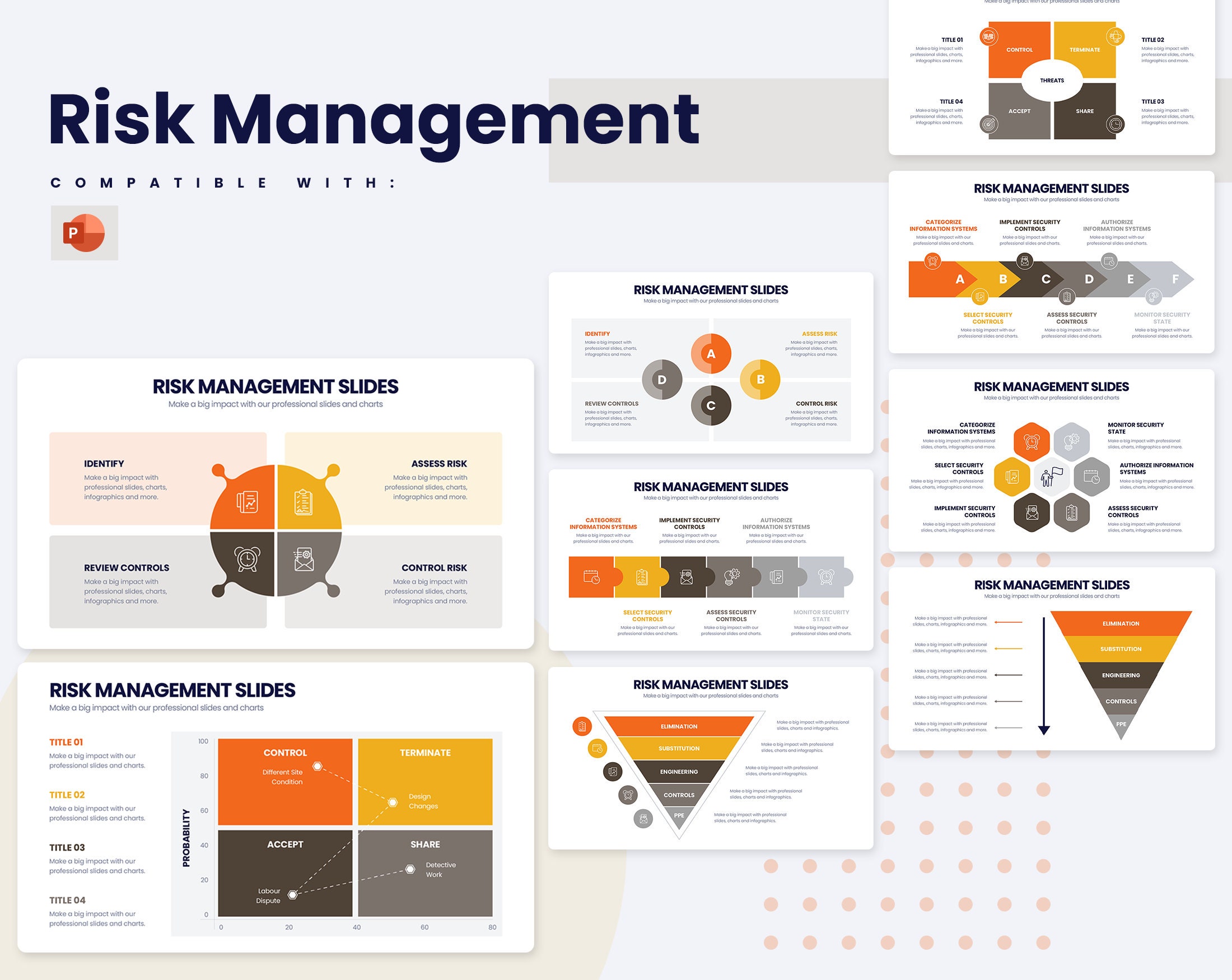 Risk Management Infographics Powerpoint Template, Template for ...