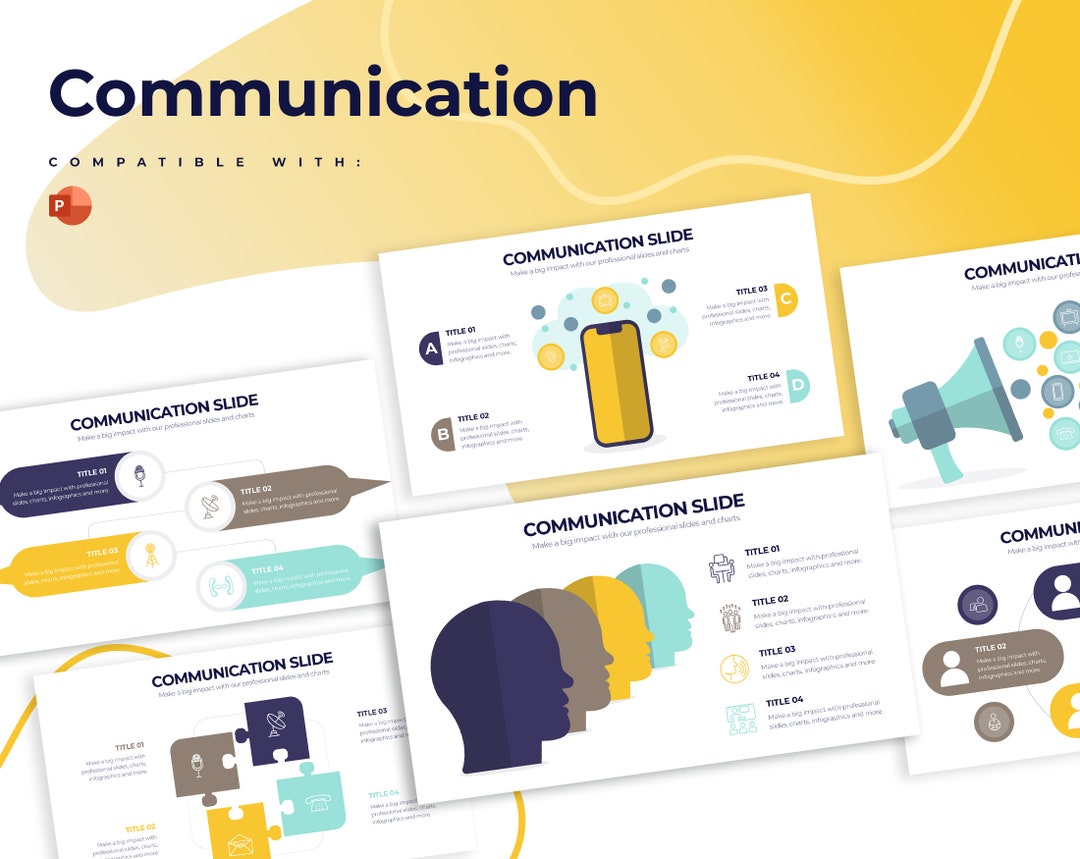 Communication Infographics | Powerpoint Template, Template for ...