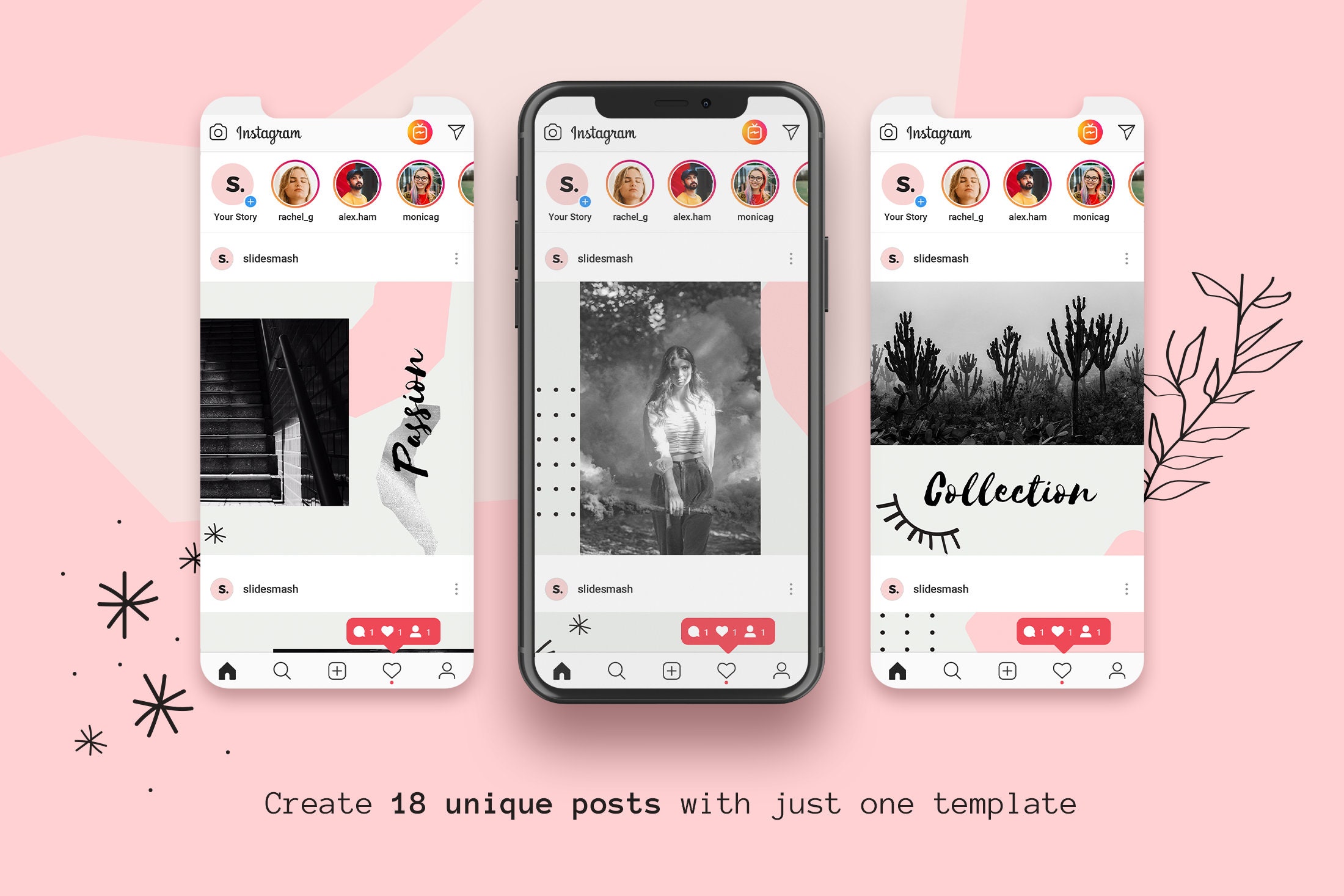 Brooke Instagram Puzzle Template CANVA Instagram Post - Etsy