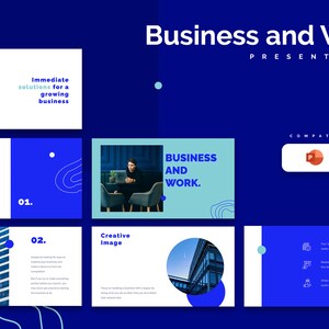 Business and Work Presentation Template | PowerPoint Template, Slides for Keynote, Google Slides and Illustrator