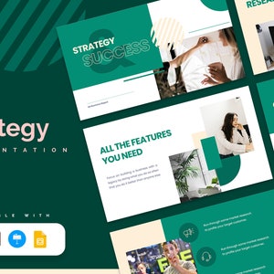 Strategy Presentation Template | PowerPoint Template, Slides for Keynote, Google Slides and Illustrator