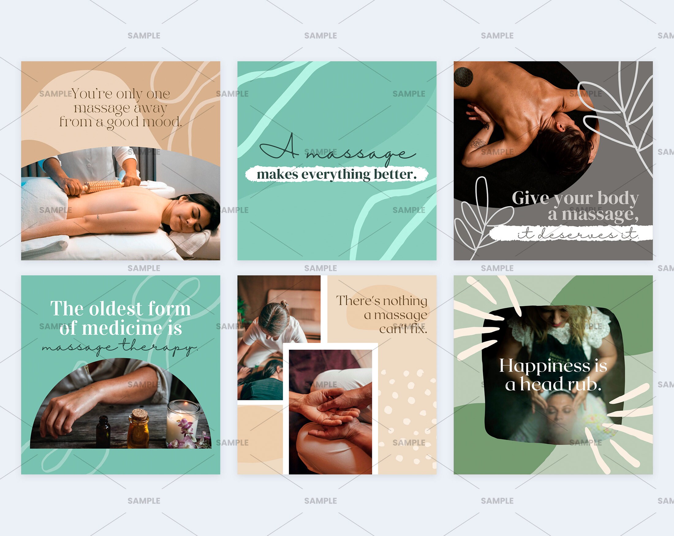 Message Viral Quote Social Media Template for CANVA Easy to - Etsy