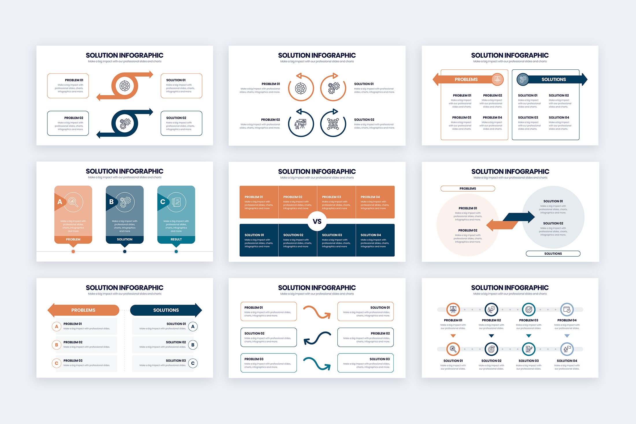 Solution Infographics | Powerpoint Template, Template for Powerpoint ...