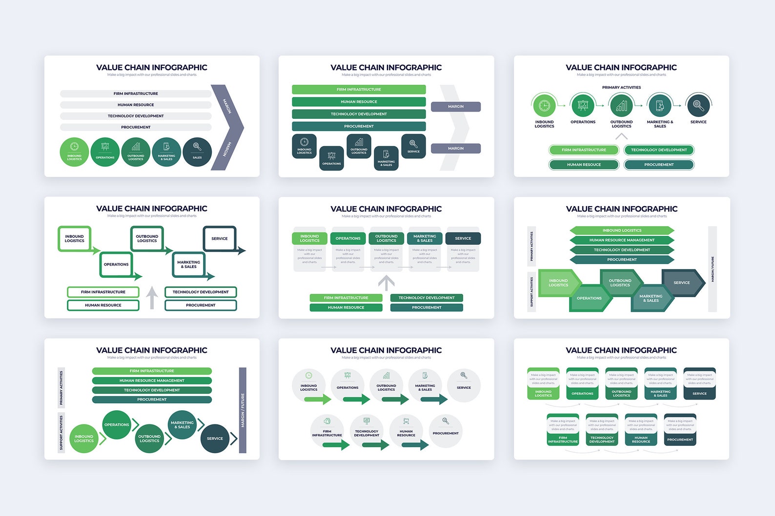 Value Chain Infographics Template for Illustrator Best Illustrator ...