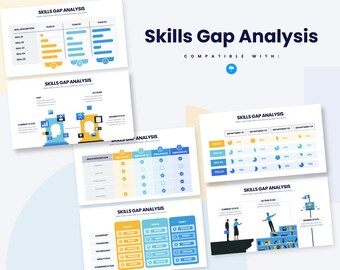 Skills Gap Analysis Infographics | Template for Keynote | Best Keynote Template | Easy to Edit