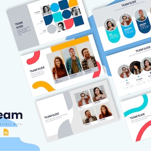 Infografik för teampresentationer | Mall för Google Presentationer | Bästa Google Presentations-mallen | Lätt att redigera