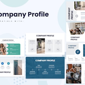 Company Profile Infographics | Template for Keynote | Best Keynote Template | Easy to Edit