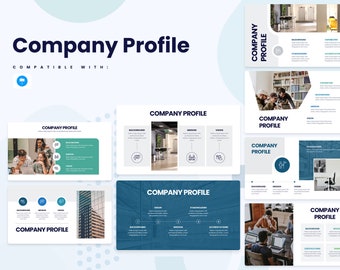 Company Profile Infographics | Template for Keynote | Best Keynote Template | Easy to Edit