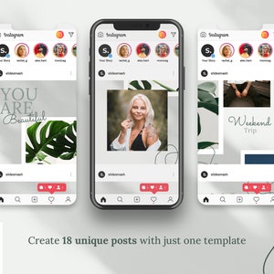 Selina Instagram Puzzle Template CANVA Instagram Post - Etsy