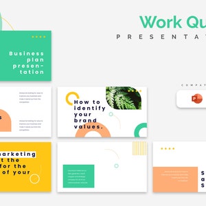 Work Quality Presentation Template | PowerPoint Template, Slides for Keynote, Google Slides and Illustrator