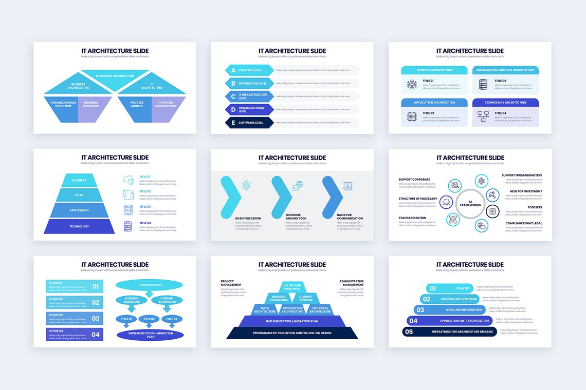 IT Architecture Infographics Template for Powerpoint, Best Powerpoint ...