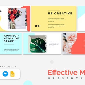 Effective Media Presentation Template | PowerPoint Template, Slides for Keynote, Google Slides and Illustrator