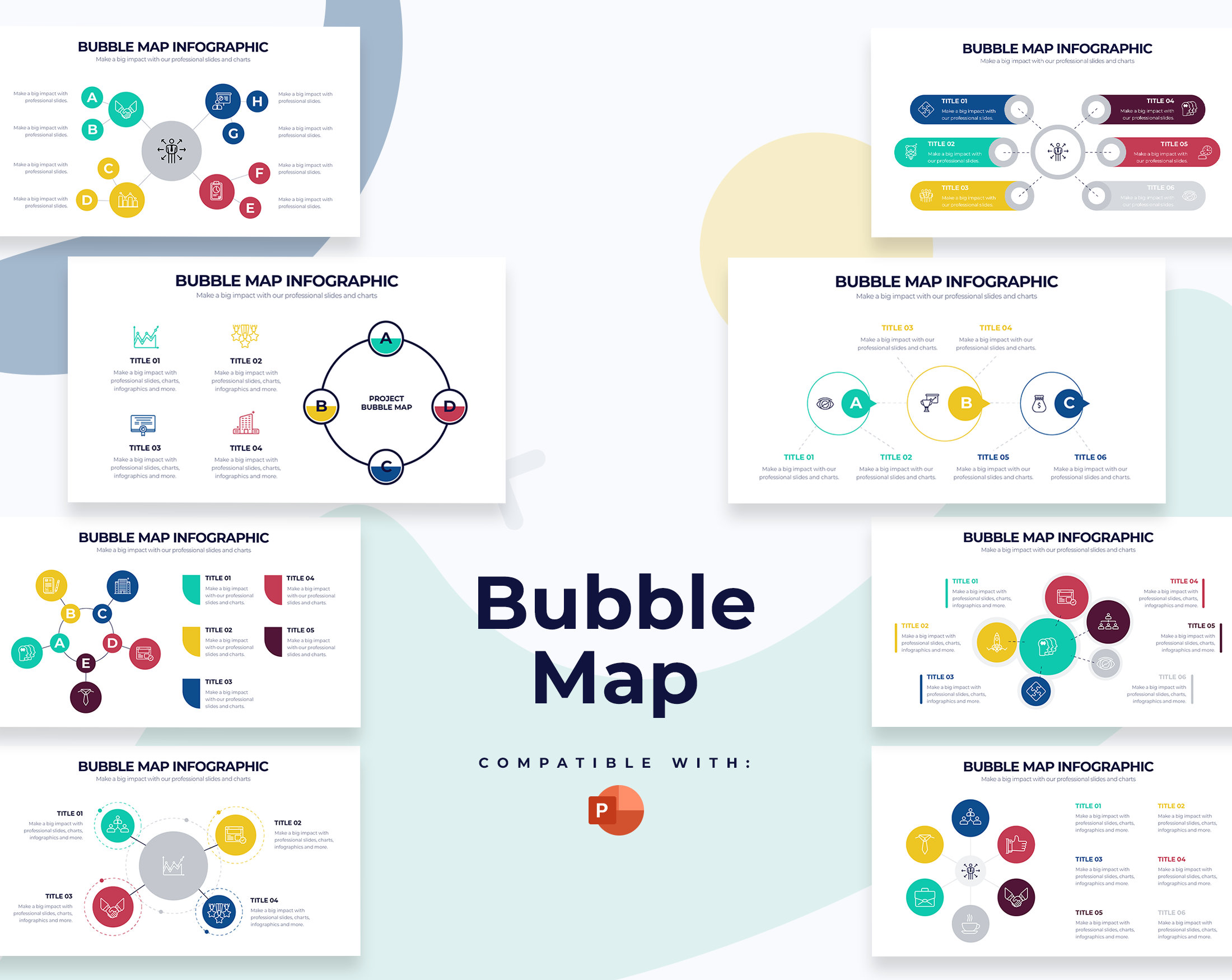 Luftblasenkarte Infografiken | Powerpoint Vorlage, Vorlage für Powerpoint, Powerpoint Template, Template Design, Powerpoint Infographic
