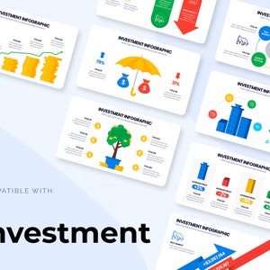 Investment Infographics | Template for Illustrator |  Easy to Edit
