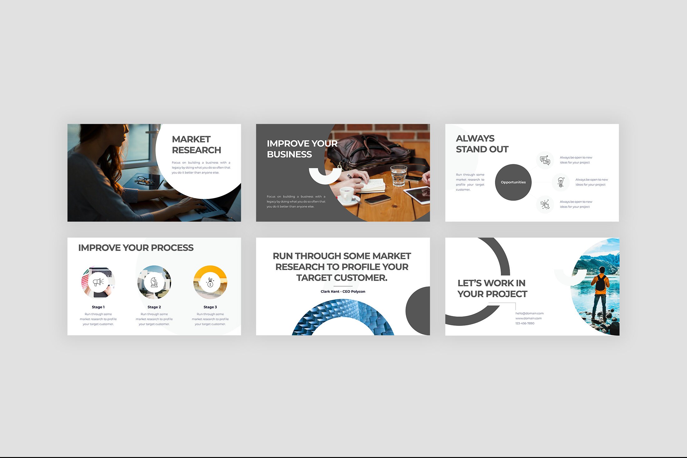 Business Growth Presentation Template | Powerpoint Template, Slides for ...