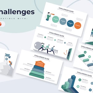 Challenge Infographics | Powerpoint Template, Template for Powerpoint, Template Design, Powerpoint Template, Powerpoint Infographic
