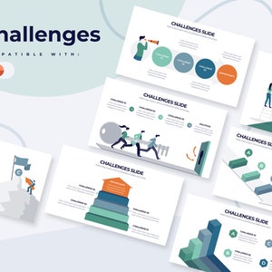 Challenge Infographics | Powerpoint Template, Template for Powerpoint, Template Design, Powerpoint Template, Powerpoint Infographic