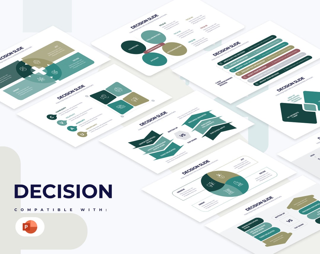 Decision Infographics | Powerpoint Template, Template for Powerpoint ...