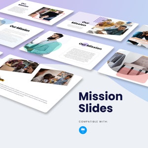Mission Slides Template for Keynote | Minimal Work | Modern | Best Keynote Template