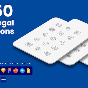 Legal Icons | Vector Icons for Powerpoint, Keynote, Illustrator, Google Slides, Sketch, Figma