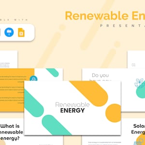 Renewable Energy Presentation Template | PowerPoint Template, Slides for Keynote, Google Slides and Illustrator