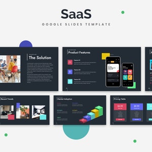 SaaS Startup Google Slides Template