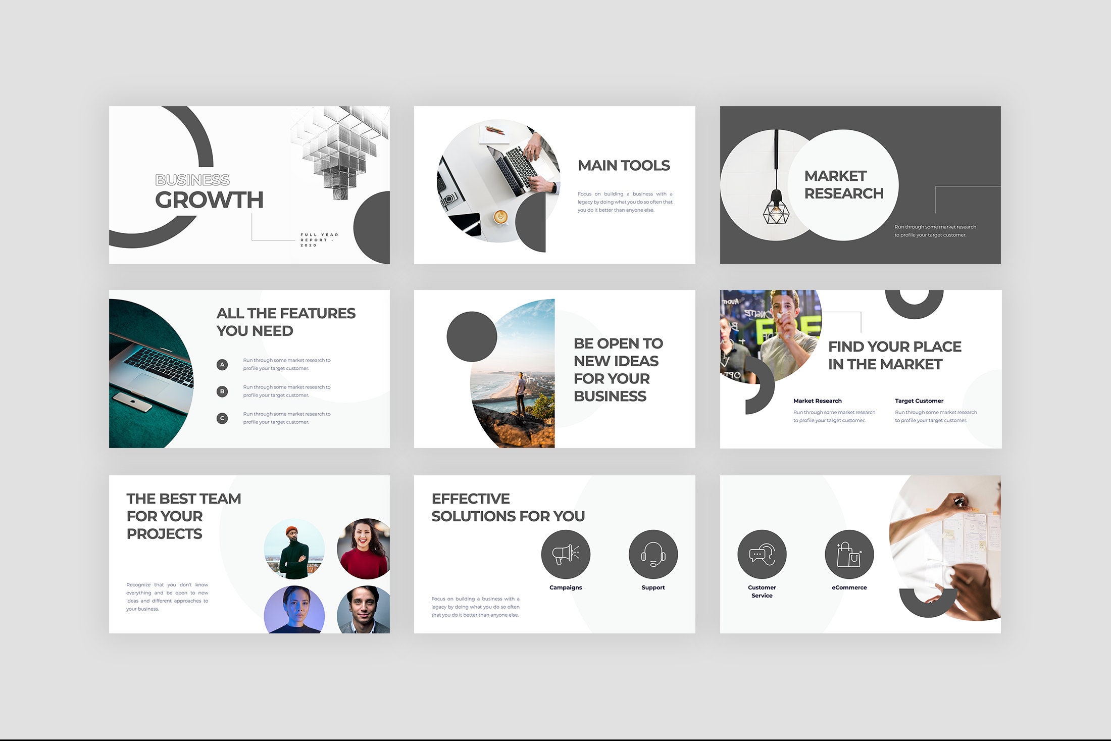 Business Growth Presentation Template | Powerpoint Template, Slides for ...