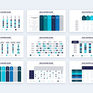 RACI Matrix Infographics | Template for Illustrator | Easy to Edit - Etsy