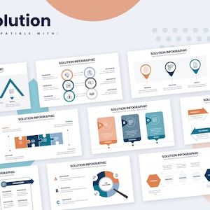 Solution PowerPoint Infographics | Template for Powerpoint | PPT Template | Easy to Edit