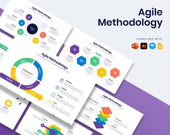 Agile Infographic Templates | Diagrams for PowerPoint, Illustrator, Keynote, Google Slides