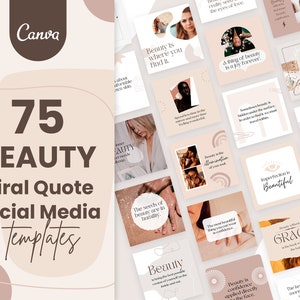 Beauty Social Media Canva Templates | Social Media Post, Cosmetics Tips ...