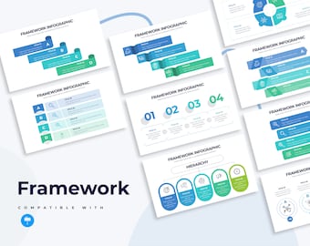 Framework Infographics | Template for Keynote | Best Keynote Template | Easy to Edit