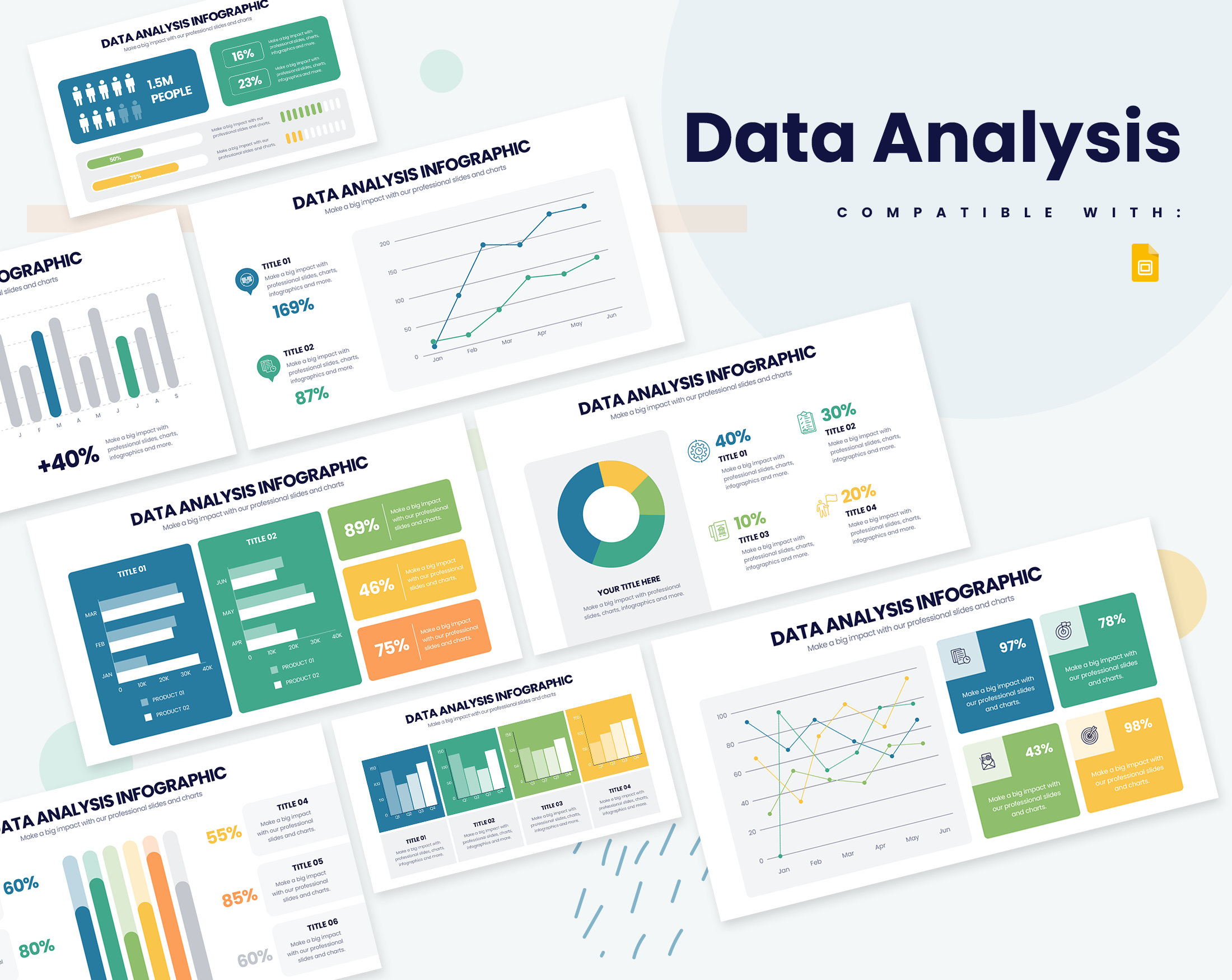 Data Analysis Infographics | Template for Google Slides | Best Google ...