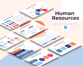 Human Resources Infographics | Template for Keynote | Best Keynote Template | Easy to Edit