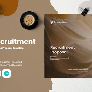 Recruitment Proposal Template for CANVA & ILLUSTRATOR